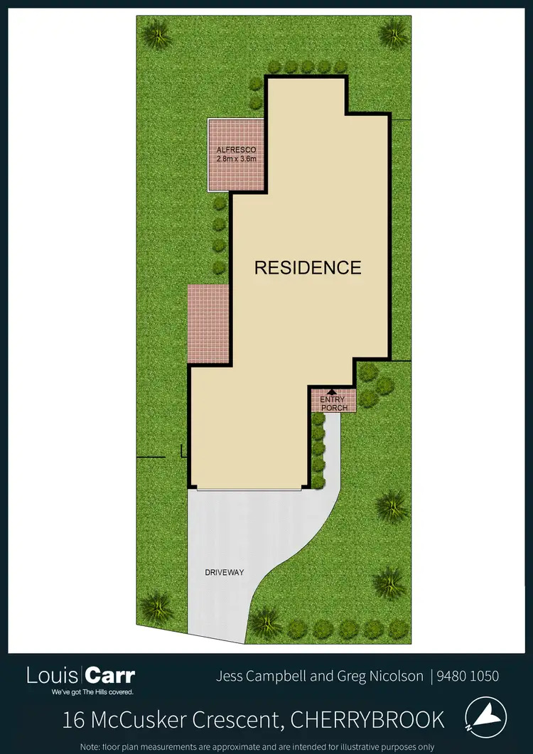Floorplan of Homely house listing, 16 McCusker Crescent, Cherrybrook NSW 2126