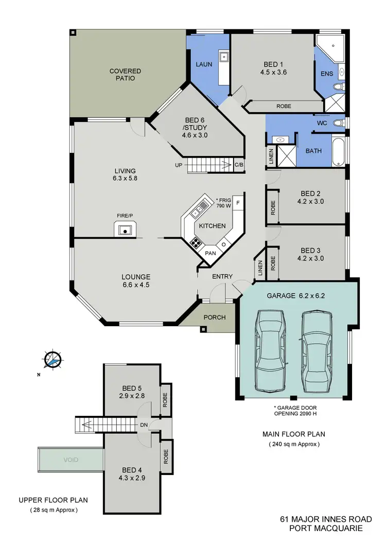 Floorplan of Homely house listing, 61 Major Innes Road, Port Macquarie NSW 2444