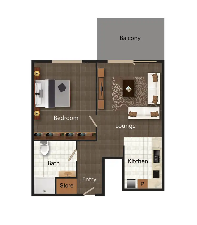 Floorplan of Homely apartment listing, 15/6 High Street, Queanbeyan East NSW 2620