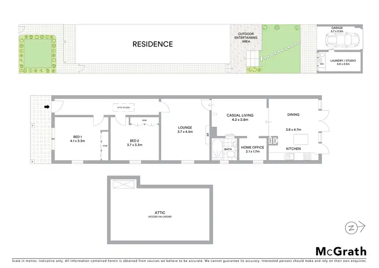 Floorplan of Homely house listing, 33 Slade Street, Naremburn NSW 2065
