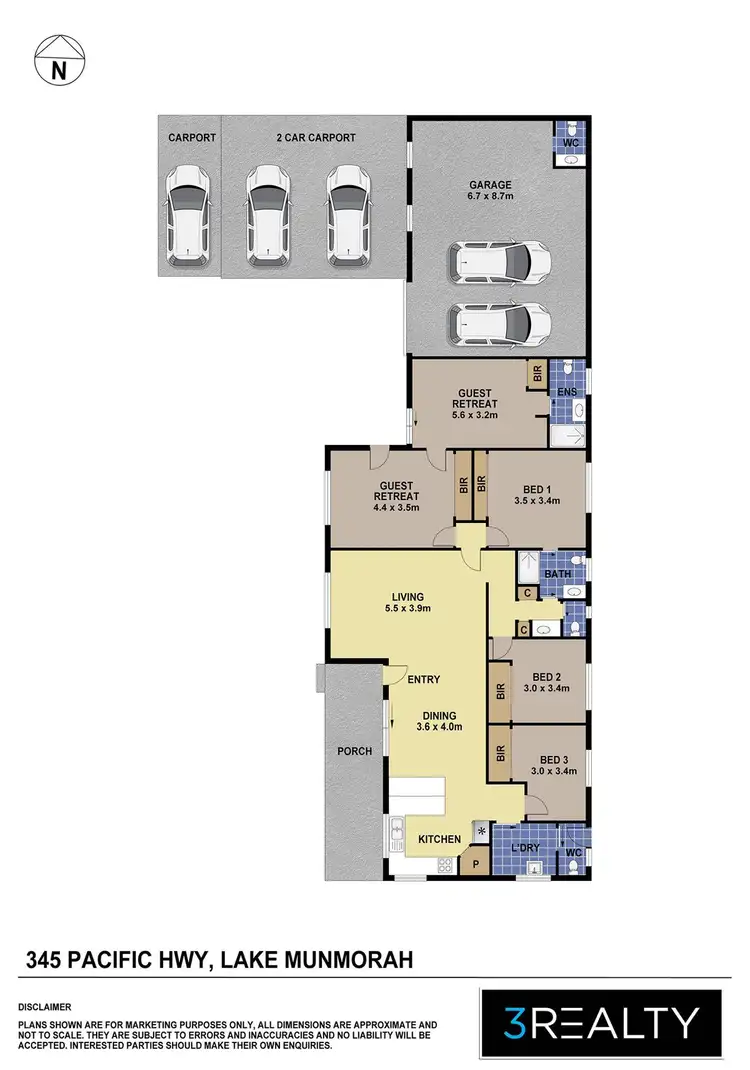 Floorplan of Homely house listing, 345 Pacific Highway, Lake Munmorah NSW 2259
