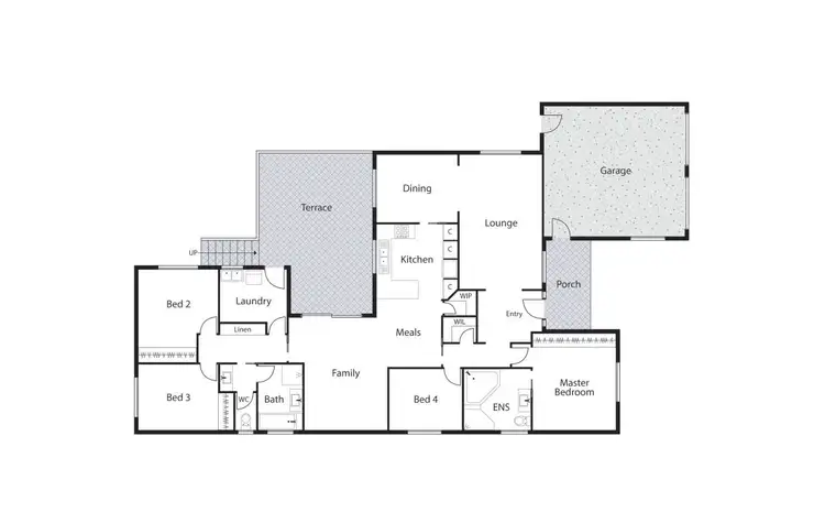 Floorplan of Homely house listing, 11 Hinton Place, Conder ACT 2906