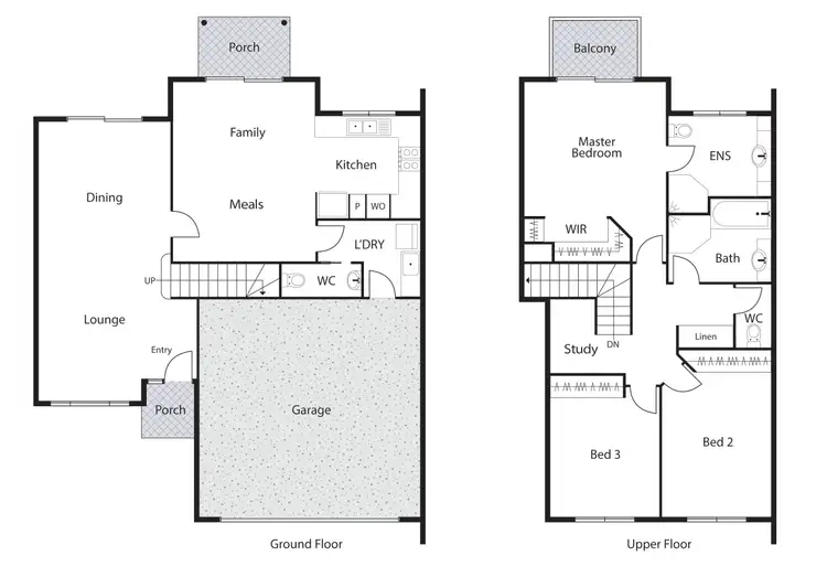 Floorplan of Homely townhouse listing, 5/19 Towns Crescent, Turner ACT 2612