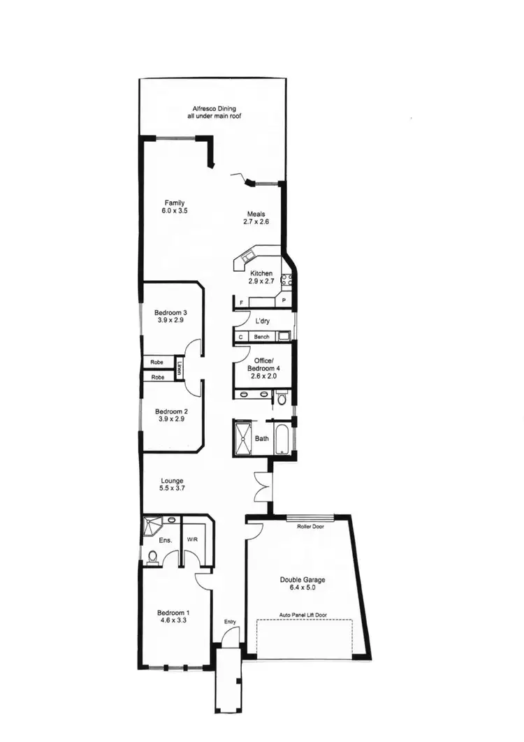 Floorplan of Homely house listing, 25 Hobart Road, Henley Beach South SA 5022