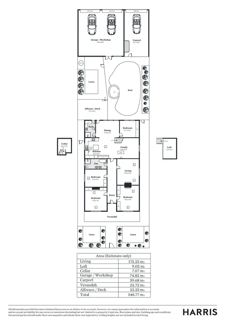 Floorplan of Homely house listing, 55 Rose Terrace, Wayville SA 5034