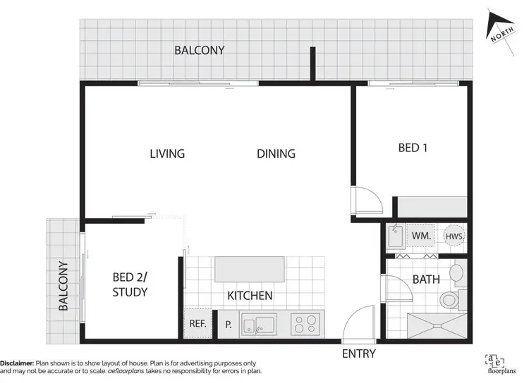 Floorplan of Homely unit listing, 85/3 London Circuit, City ACT 2601