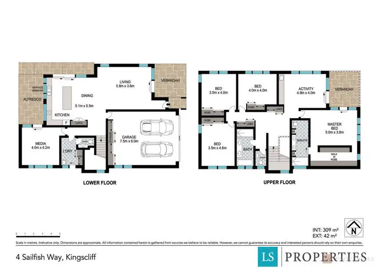 Floorplan of Homely house listing, 4 Sailfish Way, Kingscliff NSW 2487