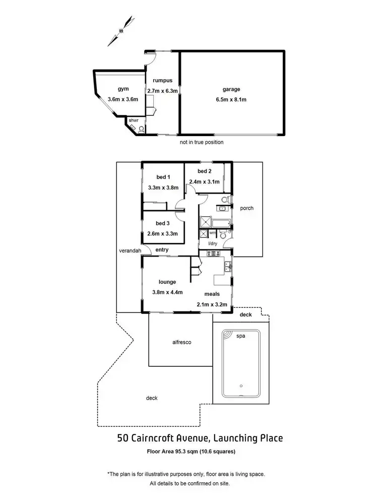 Floorplan of Homely house listing, 50 Cairncroft Avenue, Launching Place VIC 3139