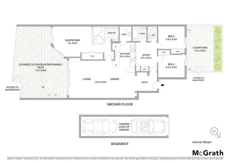 Floorplan of Homely unit listing, 56/29 Bennelong Parkway, Wentworth Point NSW 2127