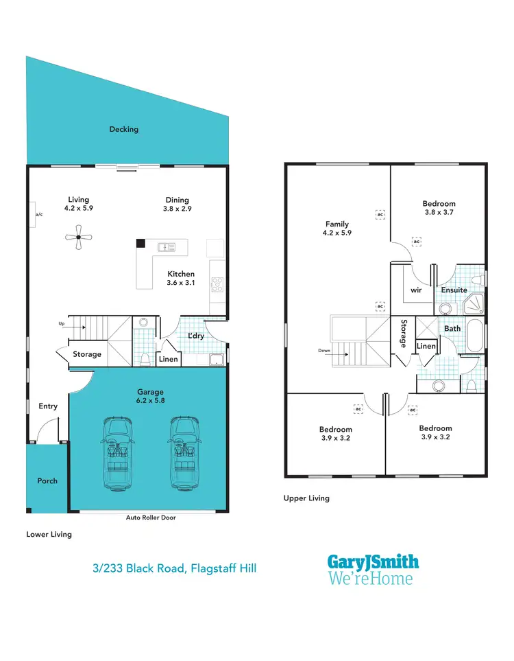 Floorplan of Homely house listing, 3/223 Black Road, Flagstaff Hill SA 5159
