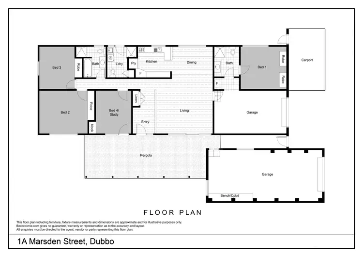Floorplan of Homely house listing, 1A Marsden Street, Dubbo NSW 2830
