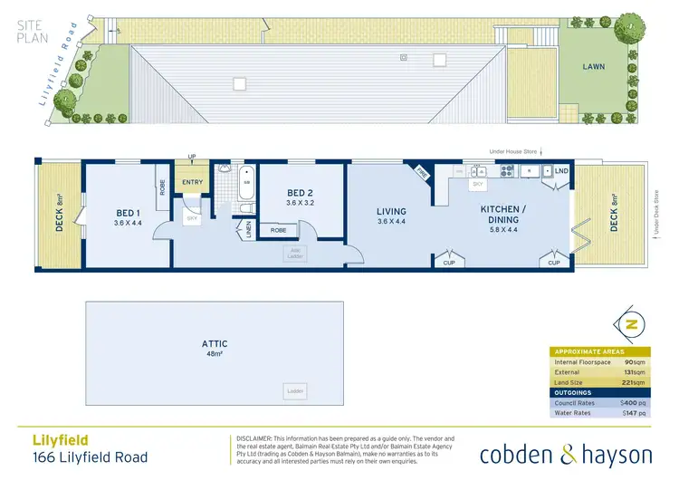 Floorplan of Homely house listing, 166 Lilyfield Road, Lilyfield NSW 2040