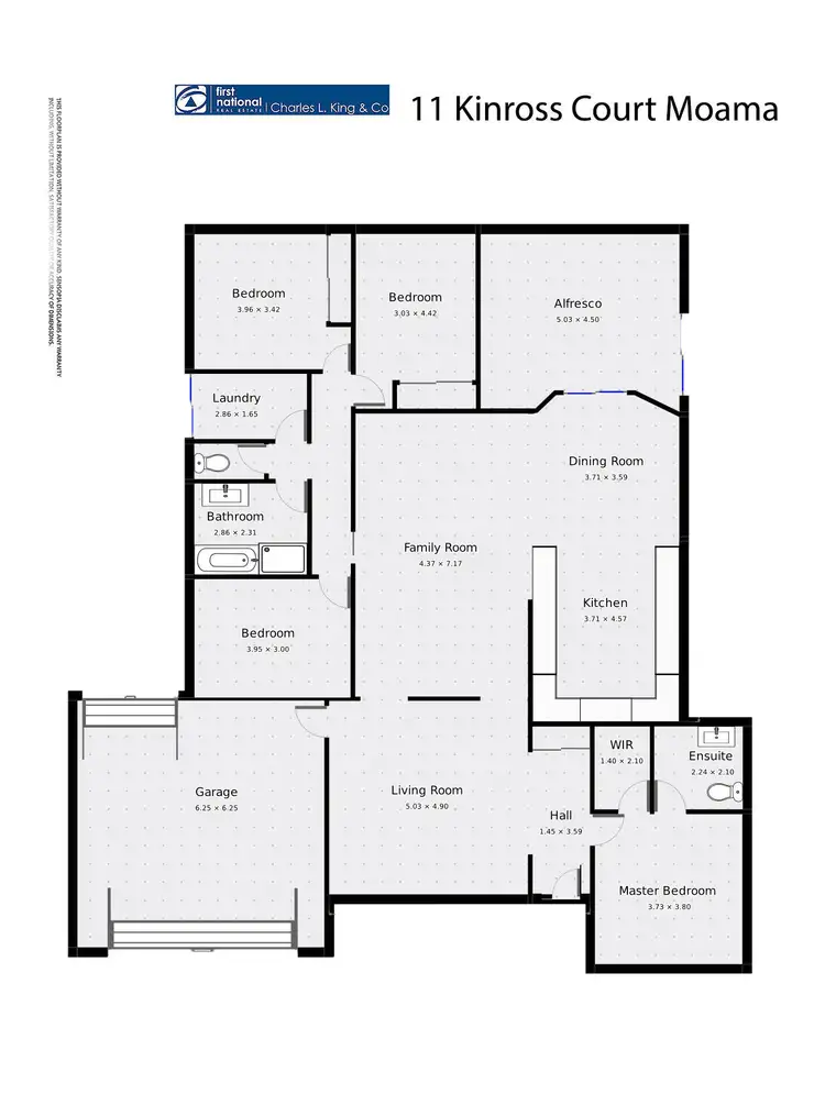 Floorplan of Homely house listing, 11 Kinross Court, Moama NSW 2731