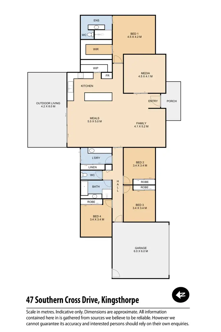 Floorplan of Homely house listing, 47 Southern Cross Drive, Kingsthorpe QLD 4400