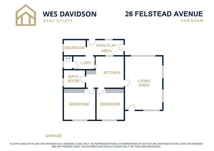 Floorplan of Homely house listing, 26 Felstead Avenue, Horsham VIC 3400