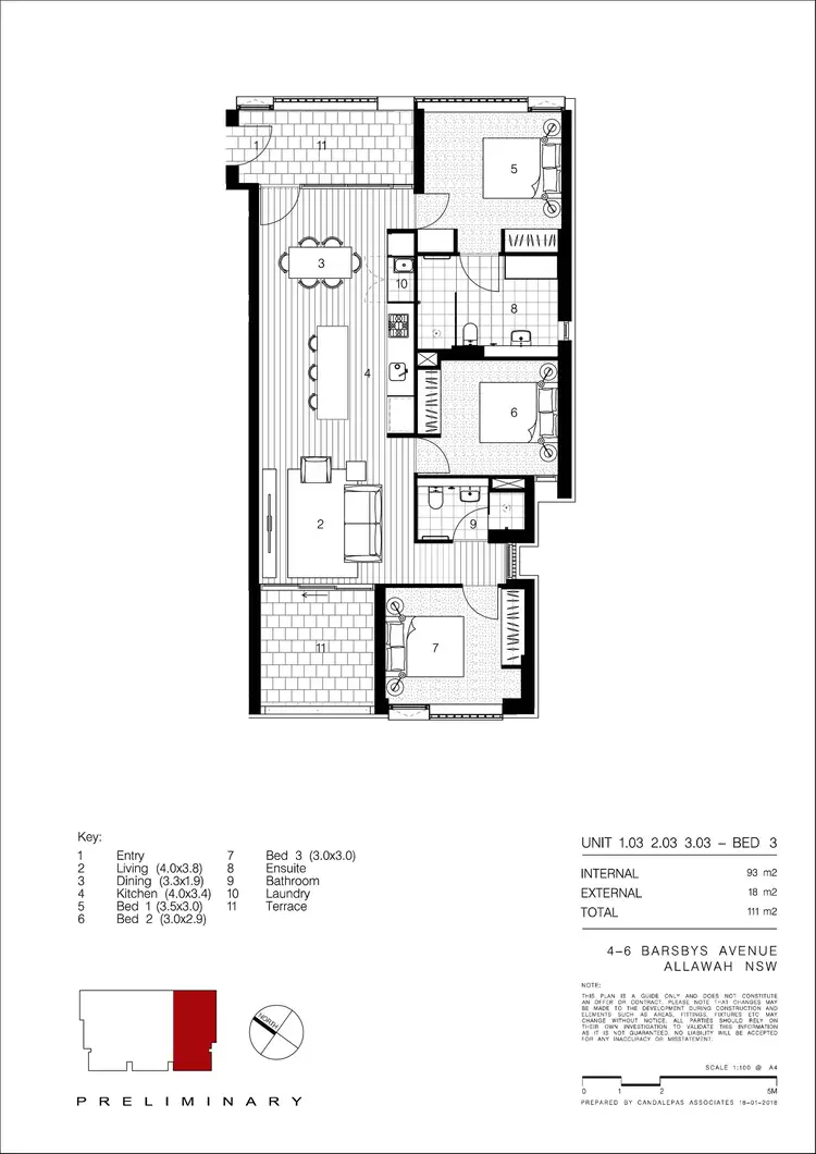 Floorplan of Homely unit listing, 1.03/6 Barsbys Avenue, Allawah NSW 2218