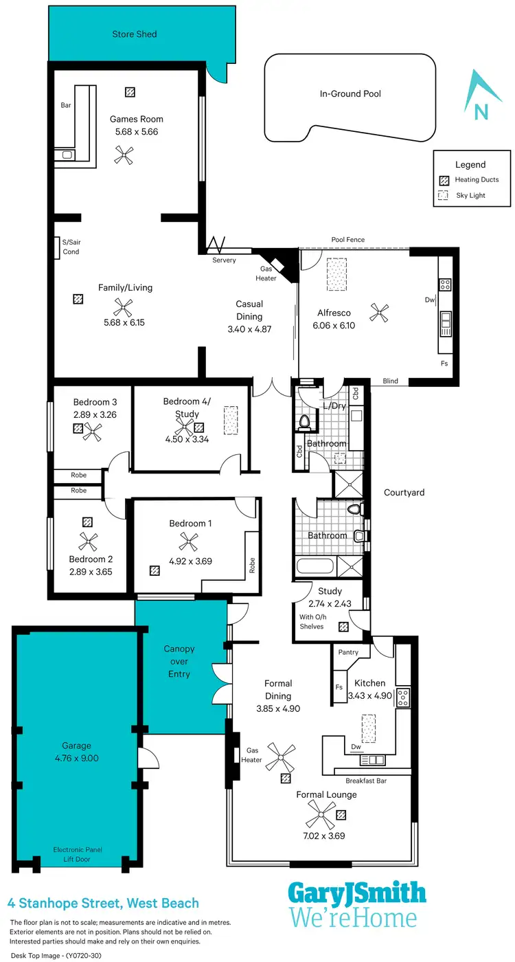 Floorplan of Homely house listing, 4 Stanhope Street, West Beach SA 5024