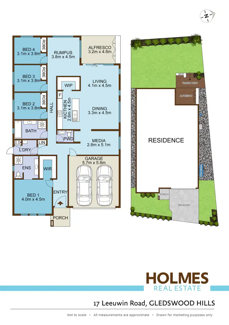 Floorplan of Homely house listing, 17 Leeuwin Road, Gledswood Hills NSW 2557