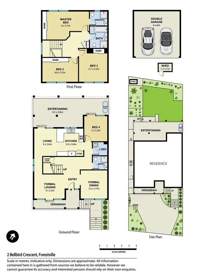 Floorplan of Homely house listing, 2 Bellbird Crescent, Forestville NSW 2087