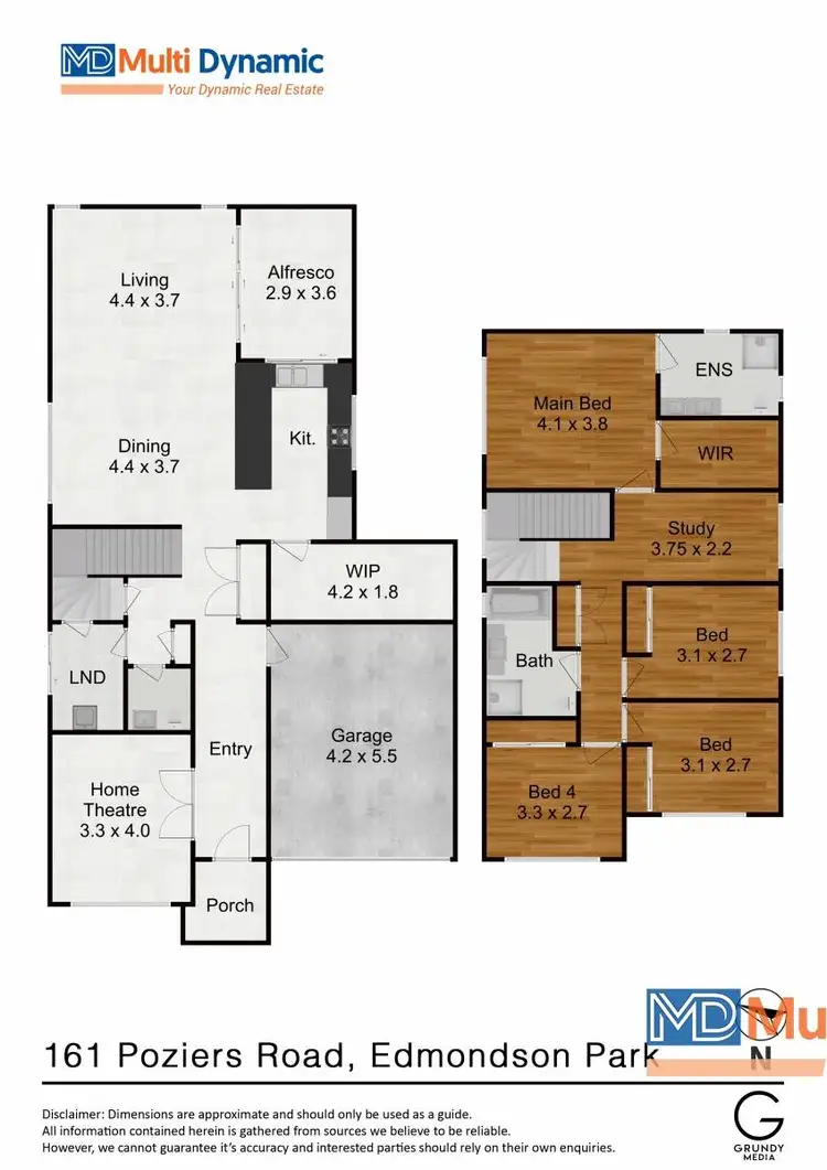 Floorplan of Homely house listing, 161 Poziers Road, Edmondson Park NSW 2174