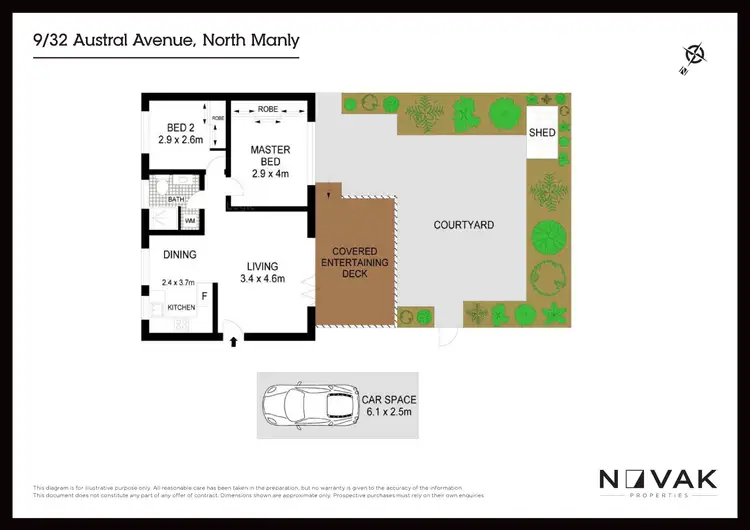 Floorplan of Homely apartment listing, 9/32 Austral Avenue, North Manly NSW 2100