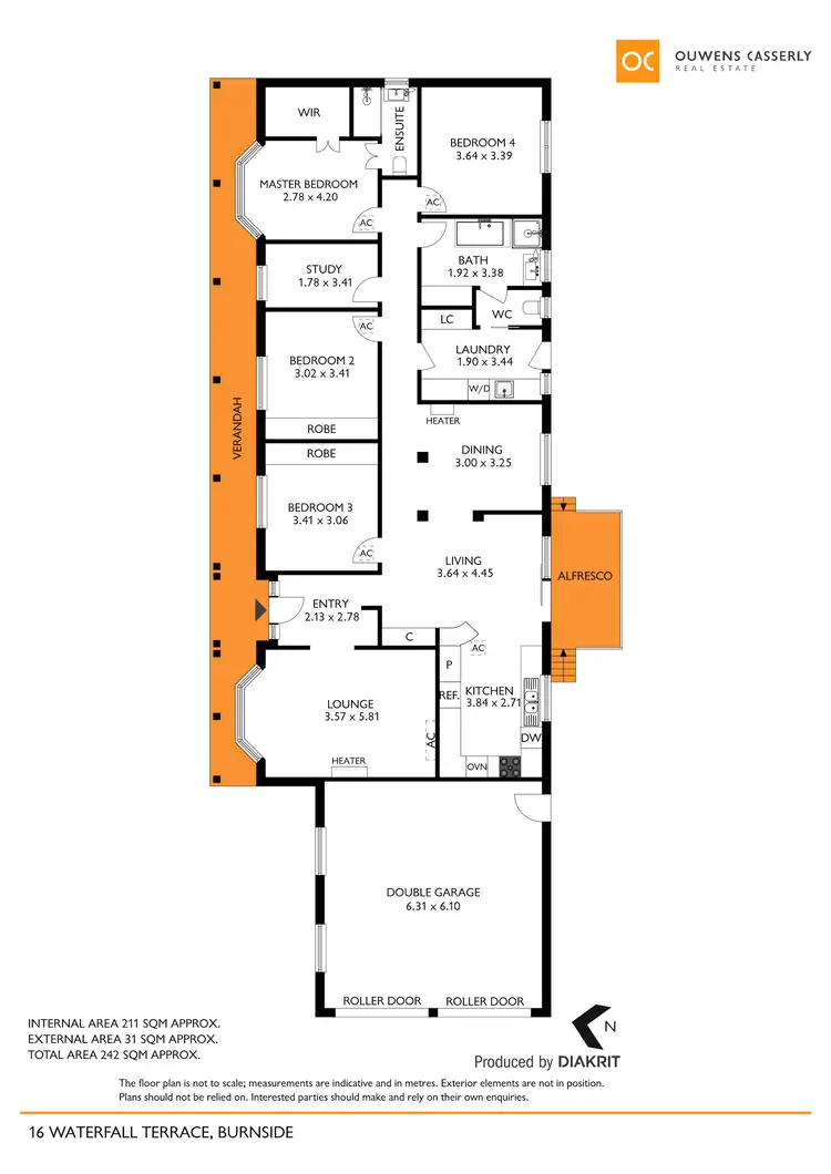 Floorplan of Homely house listing, 16 Waterfall Terrace, Burnside SA 5066