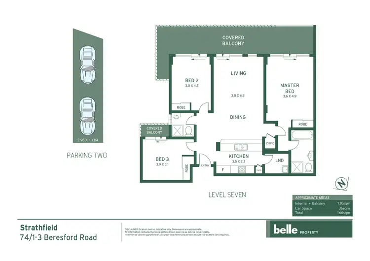Floorplan of Homely apartment listing, 74/1-3 Beresford Road, Strathfield NSW 2135