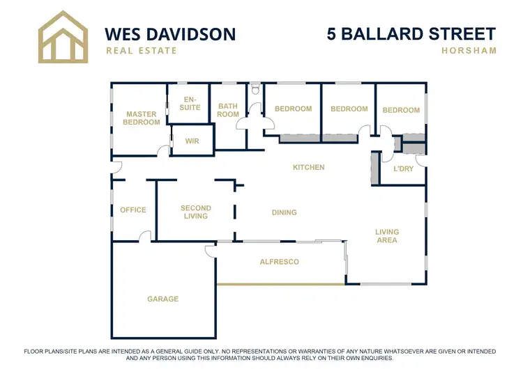 Floorplan of Homely house listing, 5 Ballard Street, Horsham VIC 3400