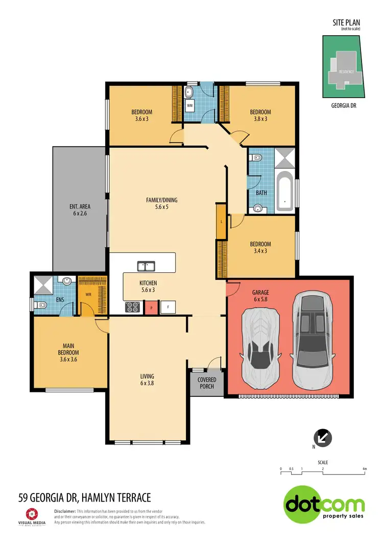 Floorplan of Homely house listing, 59 Georgia Drive, Hamlyn Terrace NSW 2259