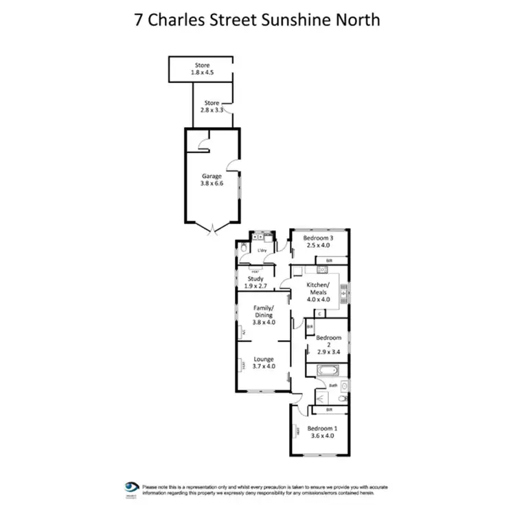 Floorplan of Homely house listing, 7 Charles Street, Sunshine North VIC 3020