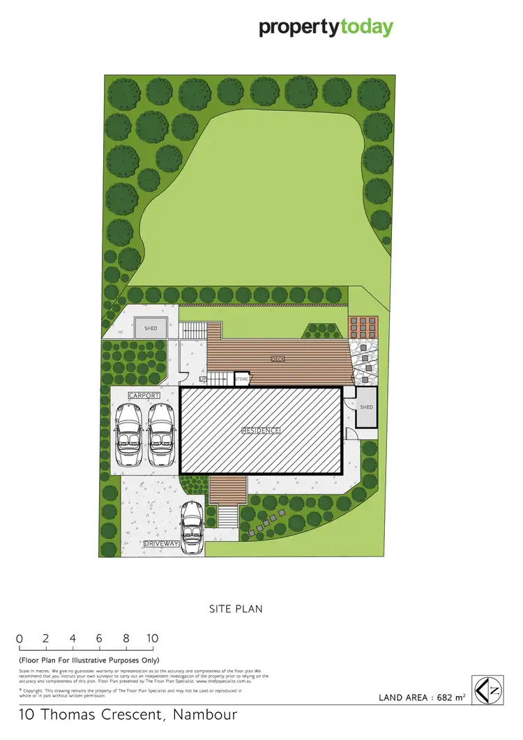 Floorplan of Homely house listing, 10 Thomas Crescent, Nambour QLD 4560