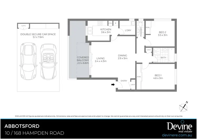 Floorplan of Homely apartment listing, 10/168 Hampden Road, Abbotsford NSW 2046