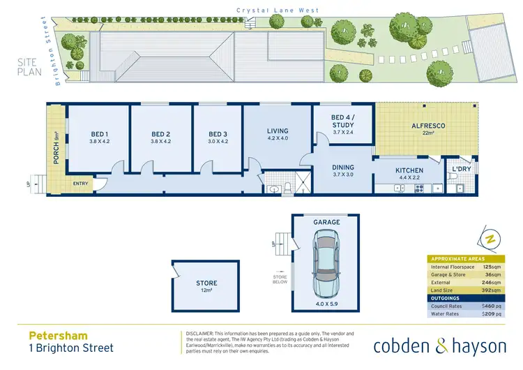 Floorplan of Homely house listing, 1 Brighton Street, Petersham NSW 2049