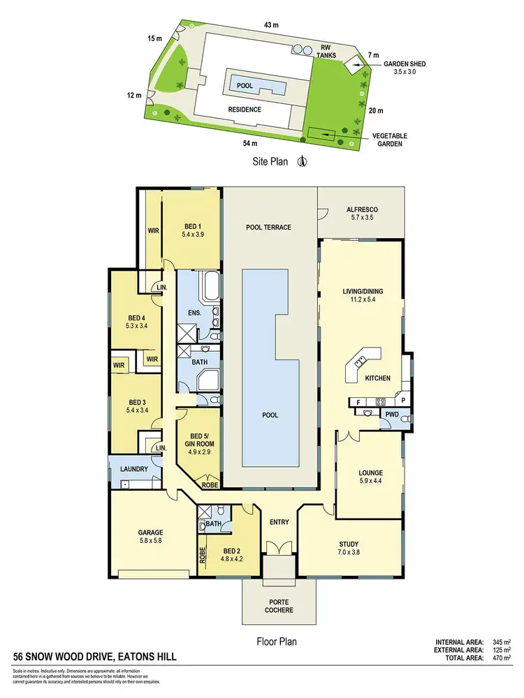 Floorplan of Homely house listing, 56 Snow Wood Drive, Eatons Hill QLD 4037