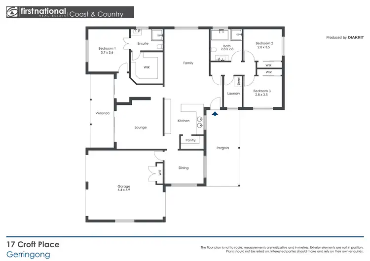 Floorplan of Homely house listing, 17 Croft Place, Gerringong NSW 2534