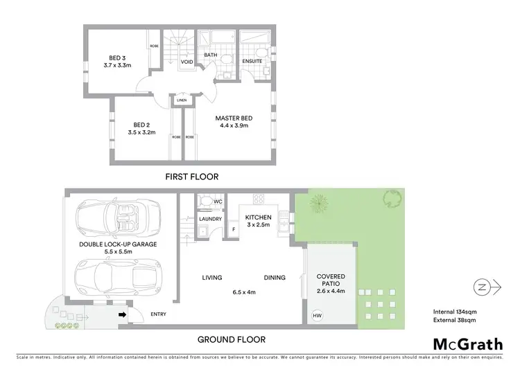 Floorplan of Homely townhouse listing, 2/12 Barrenjoey Road, Ettalong Beach NSW 2257