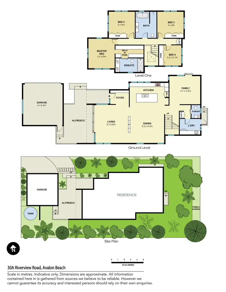 Floorplan of Homely house listing, 30A Riverview Road, Avalon Beach NSW 2107