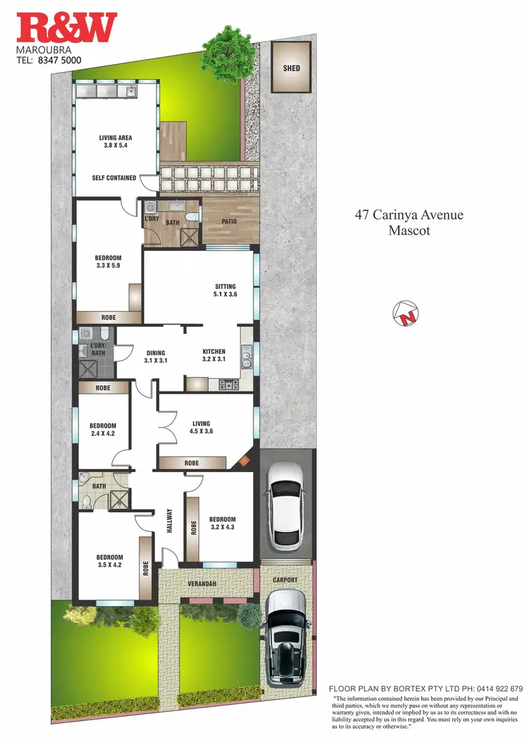 Floorplan of Homely house listing, 47 Carinya Avenue, Mascot NSW 2020