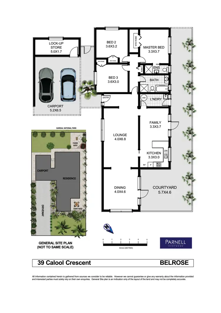 Floorplan of Homely house listing, 39 Calool Crescent, Belrose NSW 2085