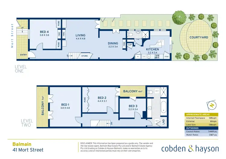 Floorplan of Homely house listing, 41 Mort Street, Balmain NSW 2041