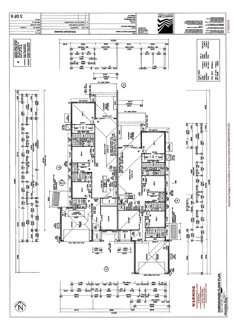 Floorplan of Homely house listing, 1/12 The Peninsula, Banksia Beach QLD 4507