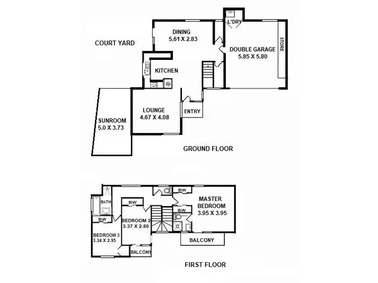 Floorplan of Homely townhouse listing, 2/23 Elliotts Road, Fairy Meadow NSW 2519