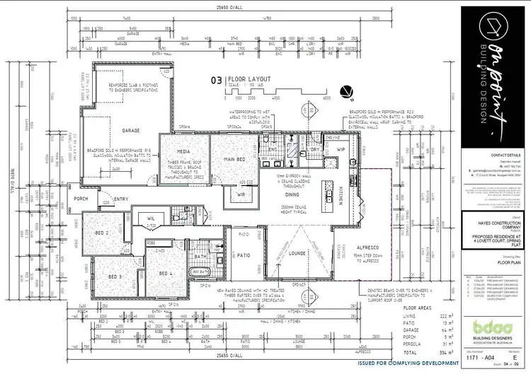 Floorplan of Homely house listing, 4 Lovett Court, Mudgee NSW 2850