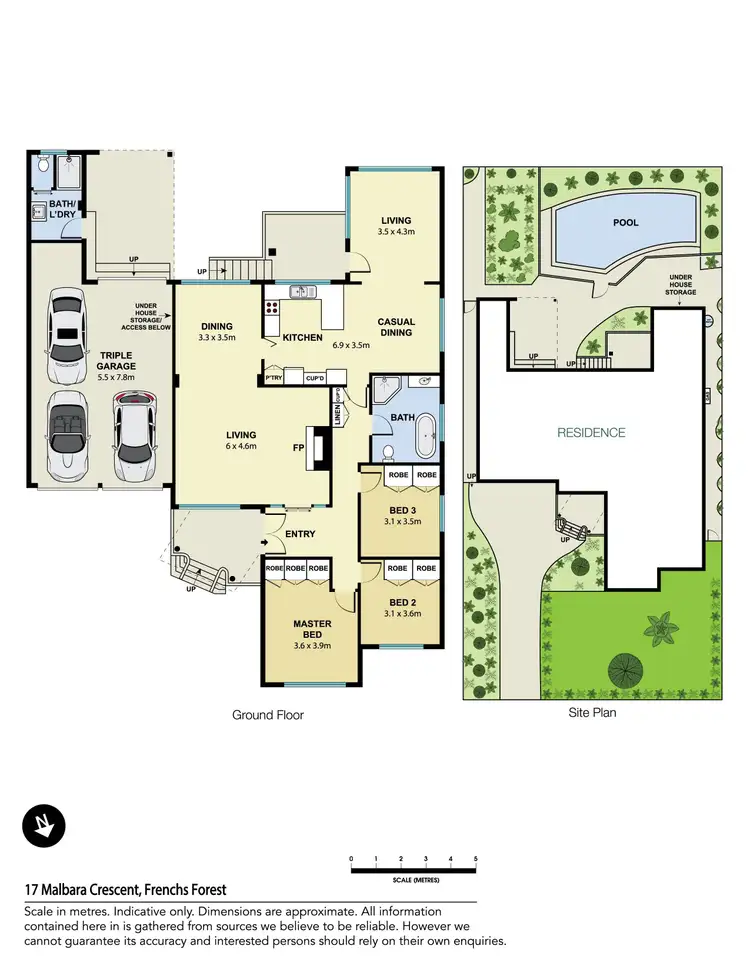Floorplan of Homely house listing, 17 Malbara Crescent, Frenchs Forest NSW 2086