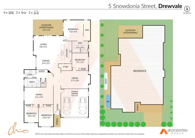Floorplan of Homely house listing, 5 Snowdonia Street, Drewvale QLD 4116