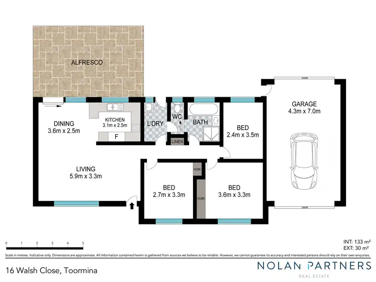 Floorplan of Homely house listing, 16 Walsh Close, Toormina NSW 2452