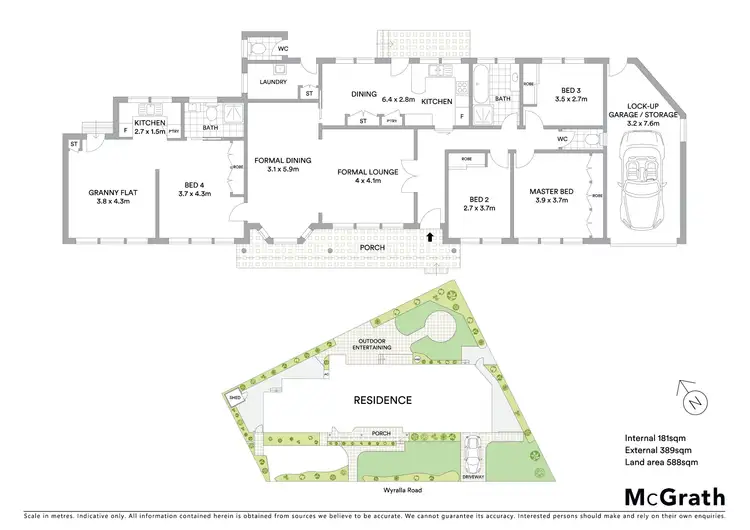 Floorplan of Homely house listing, 97 Wyralla Road, Miranda NSW 2228
