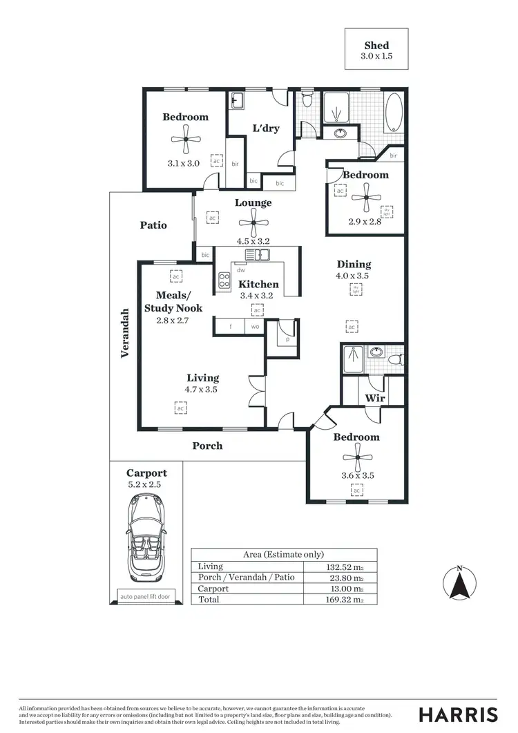 Floorplan of Homely house listing, 17 Johnson Court, Golden Grove SA 5125