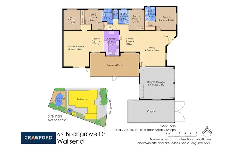 Floorplan of Homely house listing, 69 Birchgrove Drive, Wallsend NSW 2287