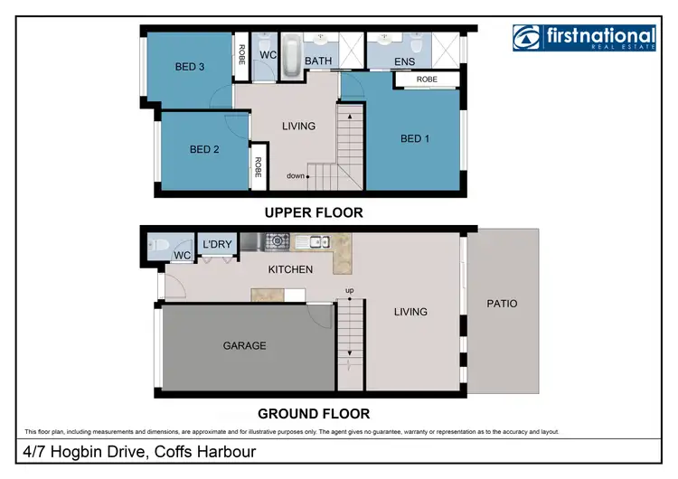Floorplan of Homely townhouse listing, 6/7 Hogbin Drive, Coffs Harbour NSW 2450